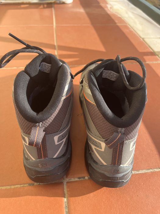 Salomon X Ultra Pioneer Mid GTX W cinza/salmão