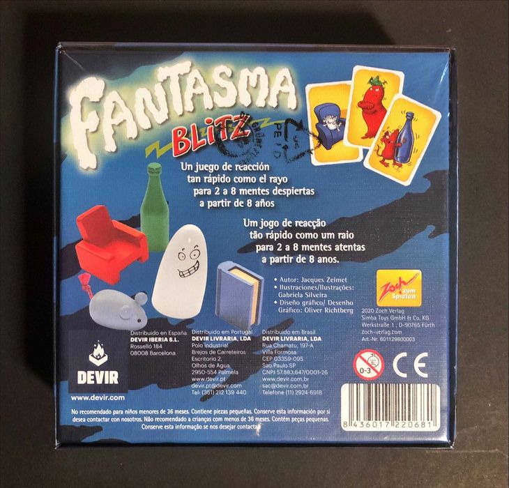 JOGO Cartas SELADO [desde 8€] Anomia Cluedo Fantasma Kittens Uno