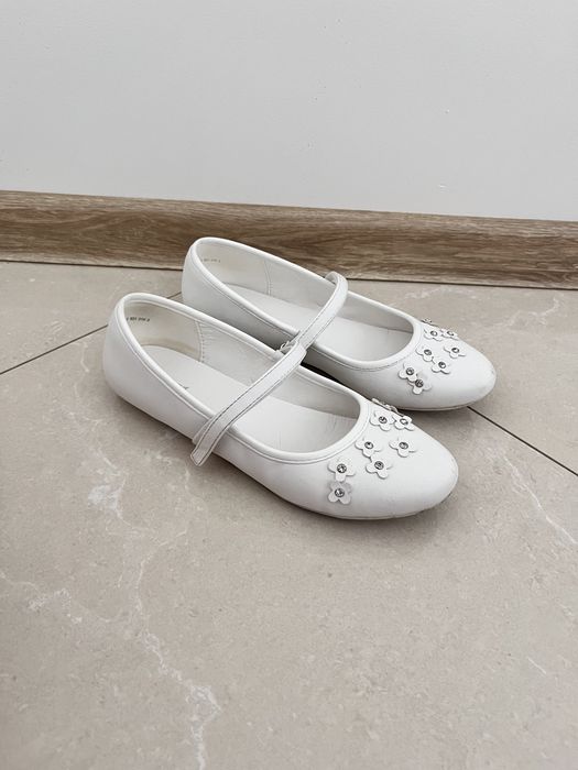 Białe półbuty 36 Graceland baleriny buty dla dziewczynki