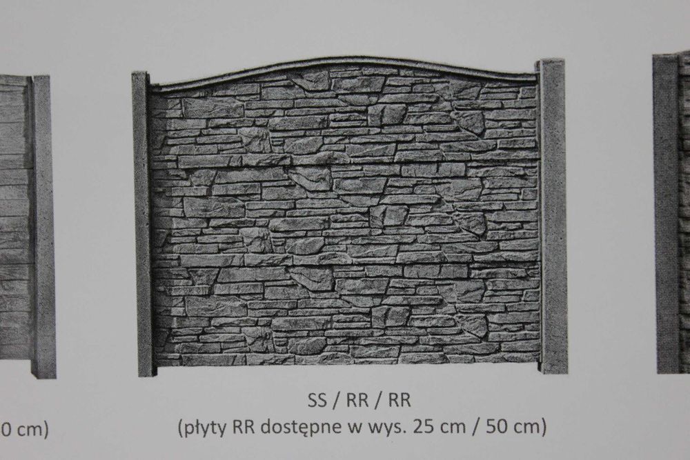 Ogrodzenie betonowe Płot betonowy