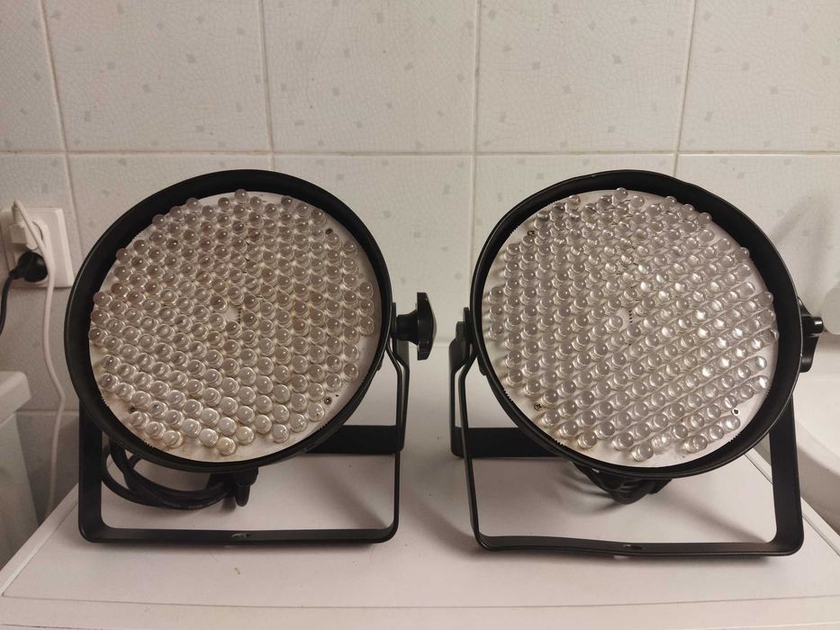 2x Flash-Butrym LED PAR 64 186x10mm RGBW F7000029