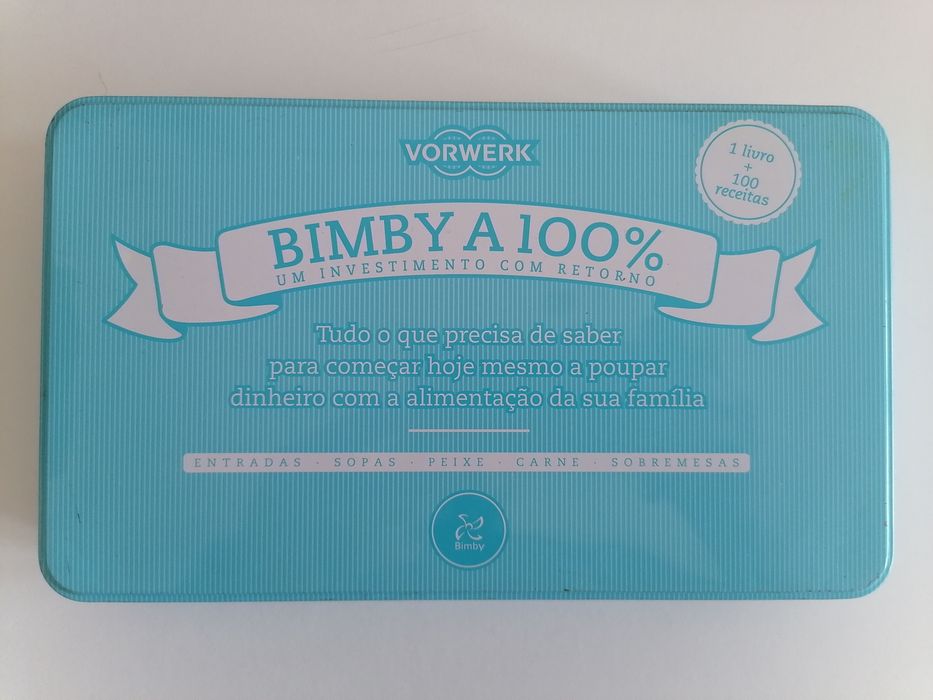 Caixa Metal com receitas Bimby