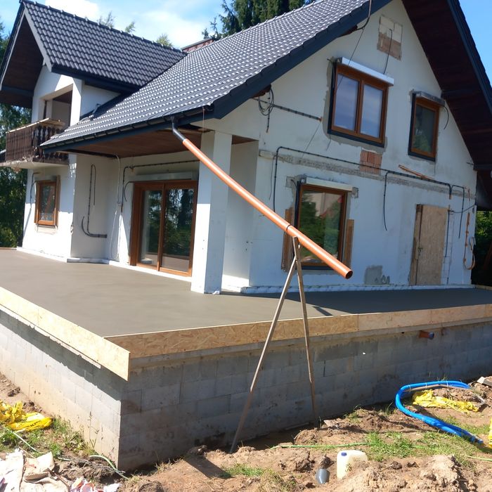 Wylewki maszynowe miksokretem