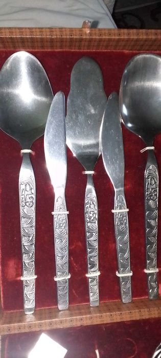 Набор в коробке столовых предметов ссср