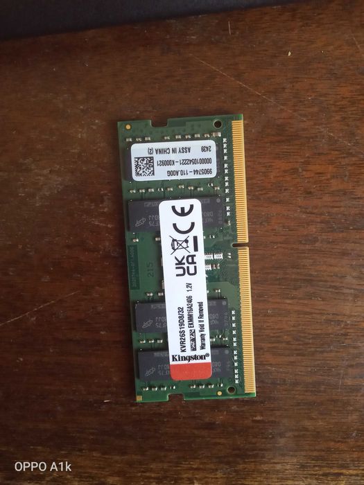 32GB de ram da marca Kingston