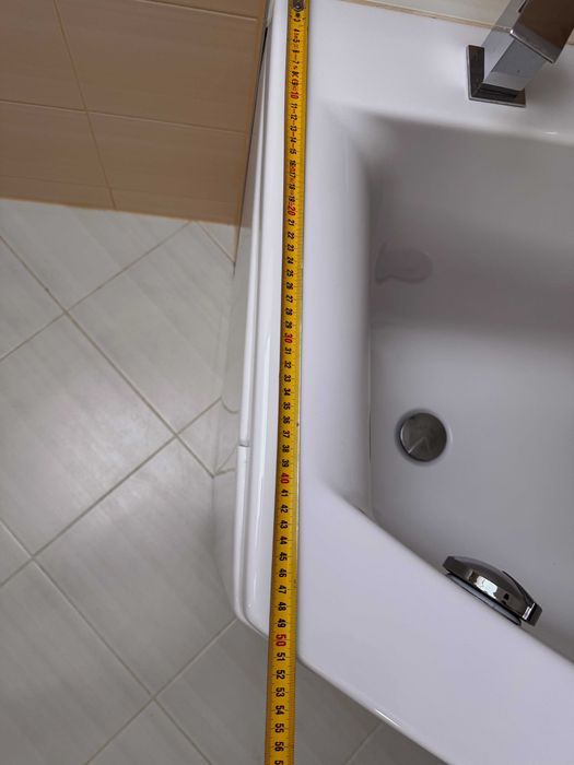 KOŁO wanna narożna prawa Clarissa 160x100 akrylowa bateria zagłówek