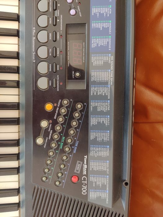 Teclado casio tonebank keyboard ct-700 usado funcional