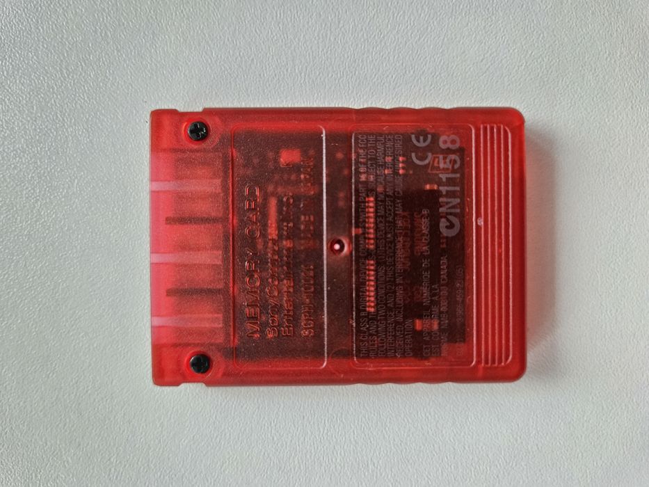 Karta Sony 8 MB Czerwona  ps2
