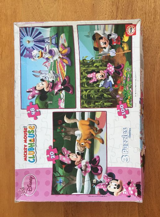 3 puzzles do Mickey Mouse ClubHouse