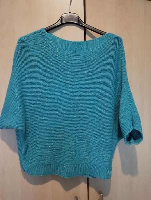 Bluzka nietoperz złota nitka