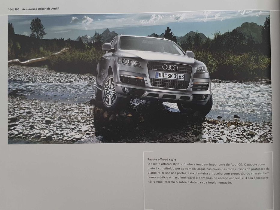Catálogo do Audi Q7 - original - Ano 2006/2007