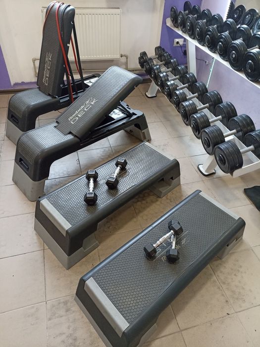 Степ платформа профі Reebok Deck, Reebok Step, ковдри Reebok, бодібари