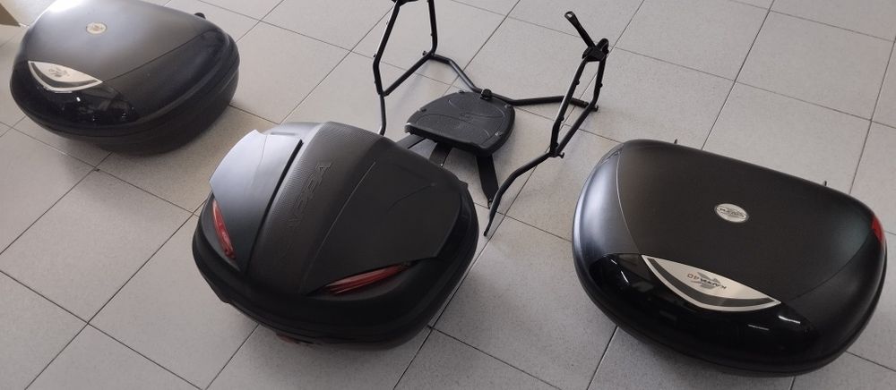 Conjunto Top Case + Side Cases Kappa
