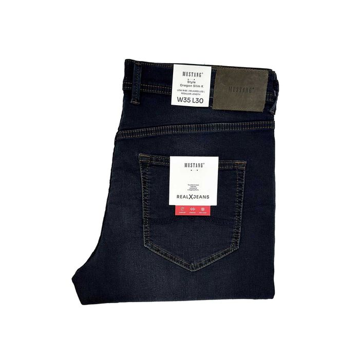 Spodnie męskie jeansy Mustang Oregon Slim K Rockport 803 W35 L30