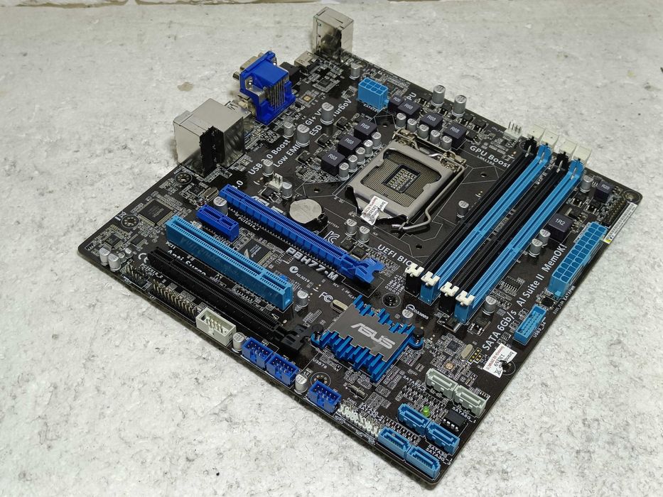 Материнська плата ASUS P8H77-M LGA1155 2-3 пок. - у РОБОЧОМУ СТАНІ!