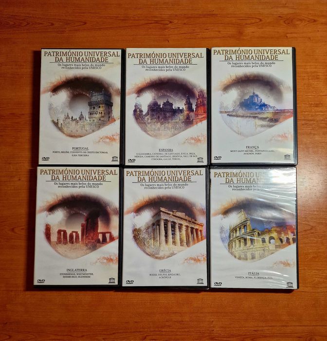 Coleção Património da Humanidade (UNESCO) / COMPLETA e NOVA /13dvds