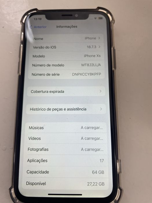 Iphone XS LIVRE E DESBLOQUEADO