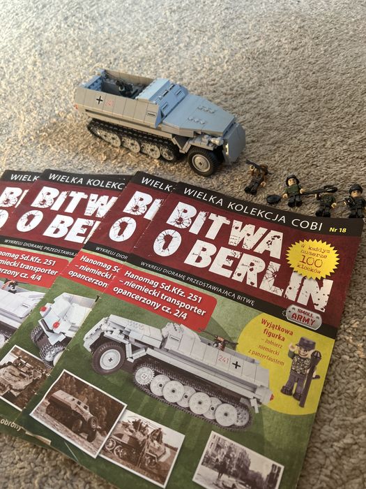 Klocki cobi Hanomag Sd.kfz. 251 niemiecki transporter opancerzony