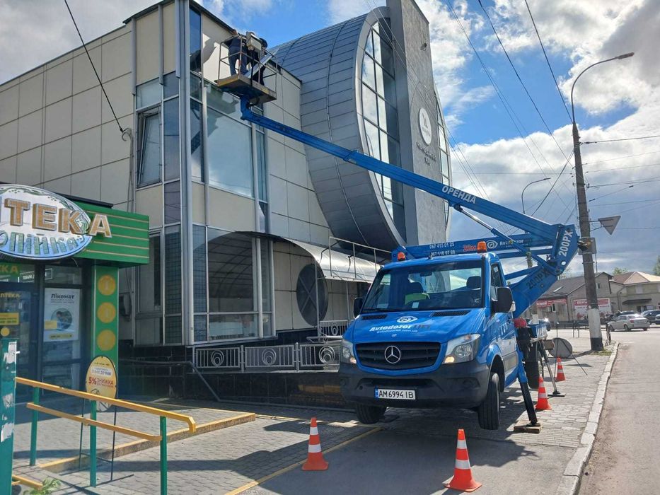 Оренда послуги автовишки 20м (аренда услуги  автовышки)
