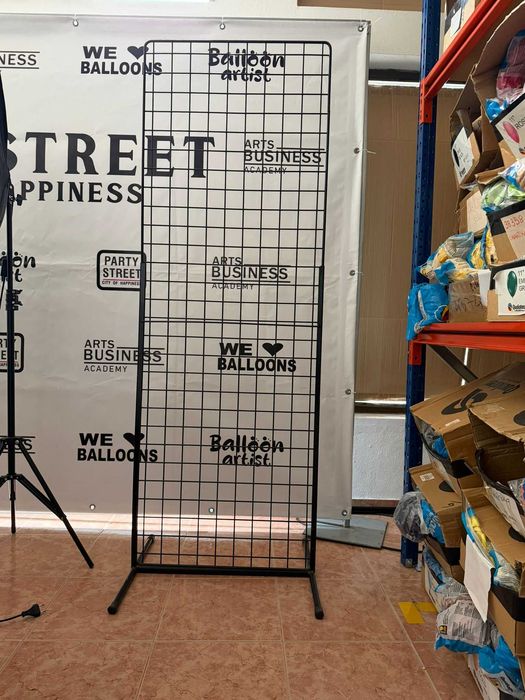 Grades pretas 172cm x 60cm + 140 cm de extenção vertical 6 uni