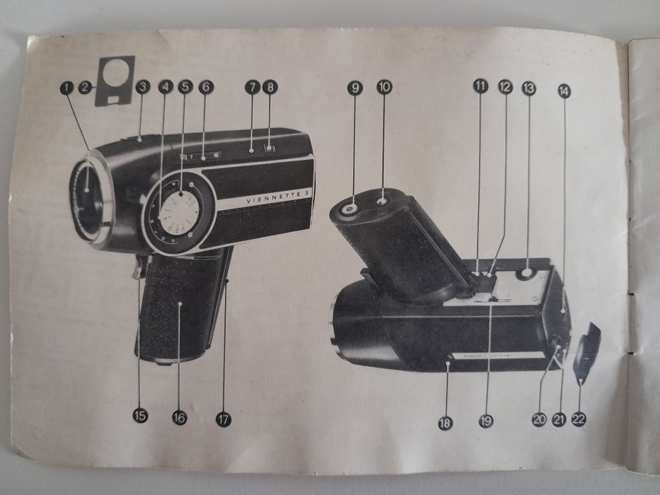 Vintage Máquina de filmar Eumig Viennette 3
