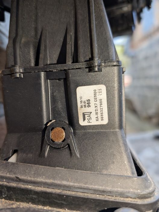 Ручка переключення КПП 9685327980 PEUGEOT 508 2.0 HDI Пежо 508