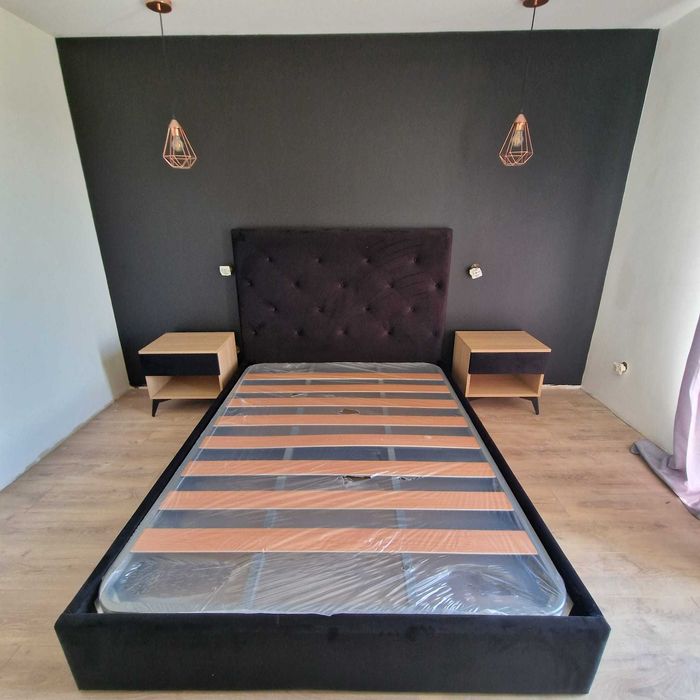 Camas De Casal Estofadas Top de Gama 190x140m Estrado Incluído 199€ !!