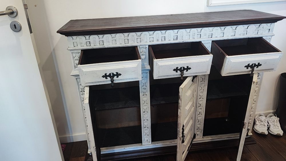 Aparador rústico pintado tinta Charcoal