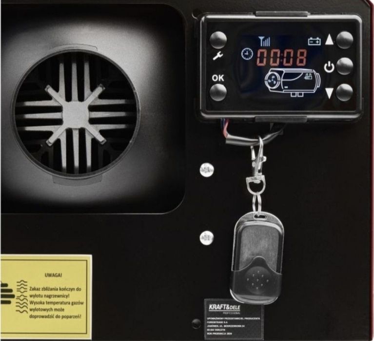 Nagrzewnica 9KW Spalinowa Webasto Dmuchowa Olejowa Ogrzewanie 12V/ 230