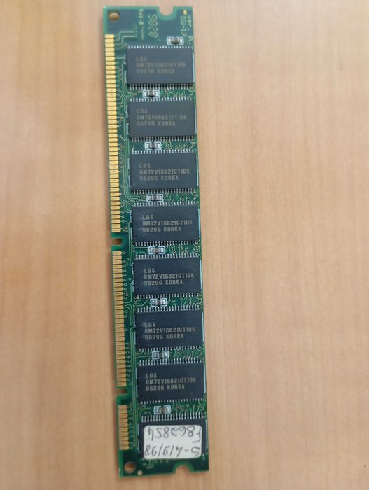 Memória RAM SDRAM LGS 32 MB 168 Pinos