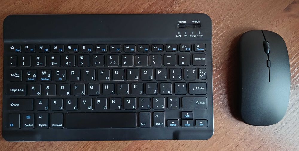 Клавіатура та миша бездротові для компьютера/планшета/телефону