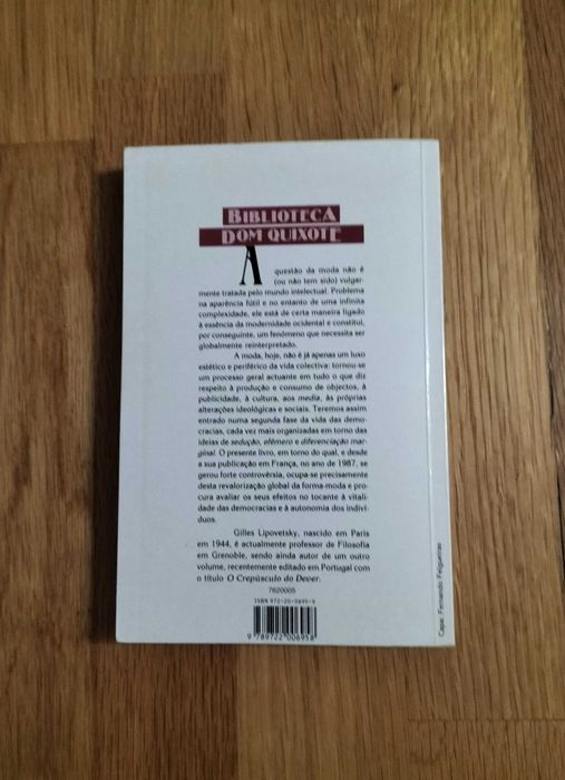 Gilles Lipovetsky – O império do efémero