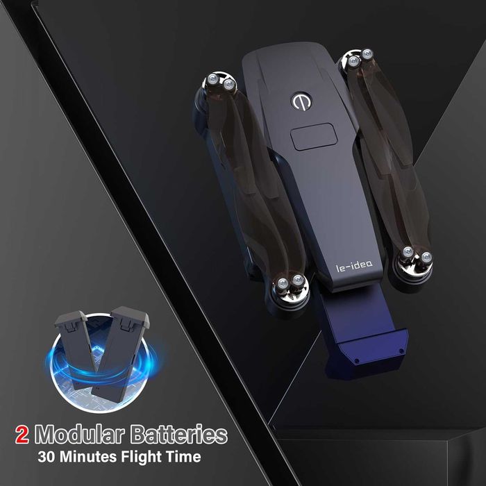 Drone IDEA16P câmara 2K 5 GHz WIFI 2 câmaras 40 km/h 2 baterias - NOVO