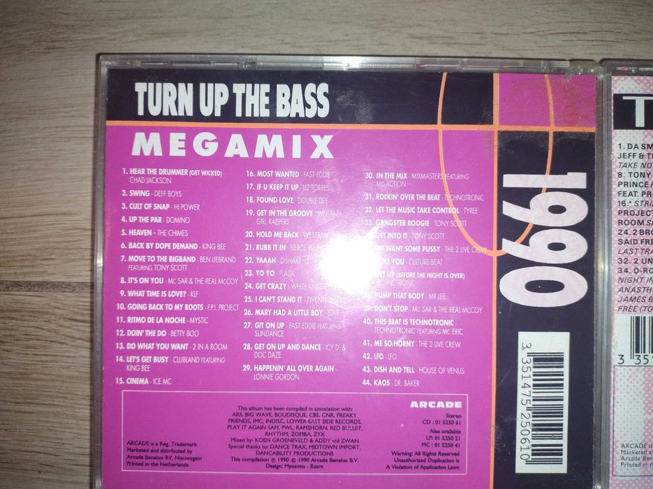 Turn Up The Bass 1990 1991 1992 1993 1994 1995 -=UNIKAT=-