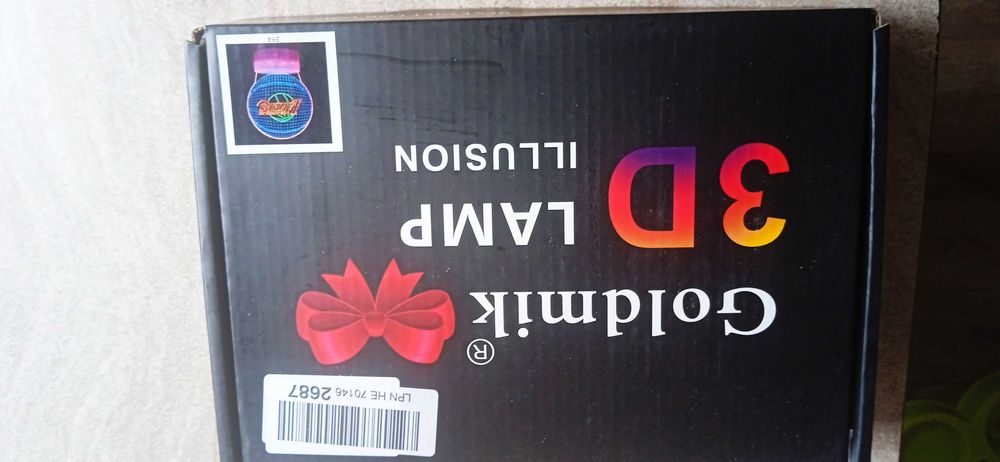 3D iluzja optyczna lampka dla fanów Lakers Gfit (Lakers)