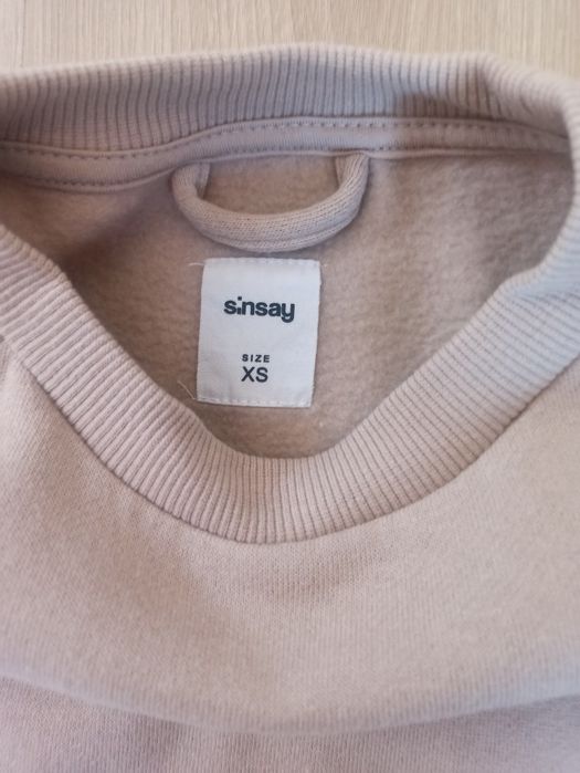 Bluza bez kaptura oversize