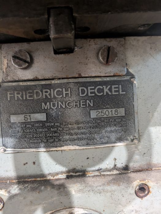 Szlifierka narzędziowa Friedrich Deckel S1