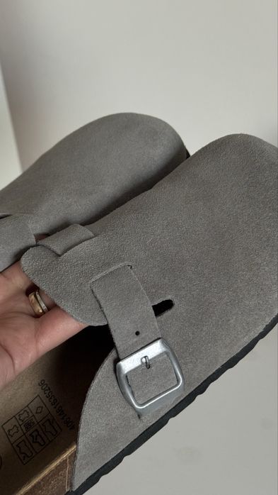 Сабо,клоги  натуральна замша,40 розмір