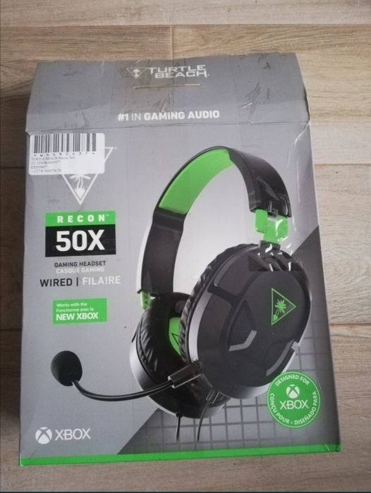 Słuchawki gamingowe Turtle Beach Recon 50X. Nowy. Brak mikrofonu!