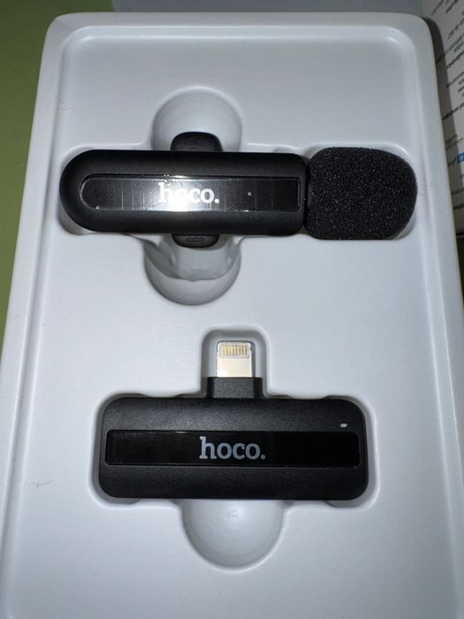 Мікрофон Hoco L20 бездротовий для iPhone Lightning новий