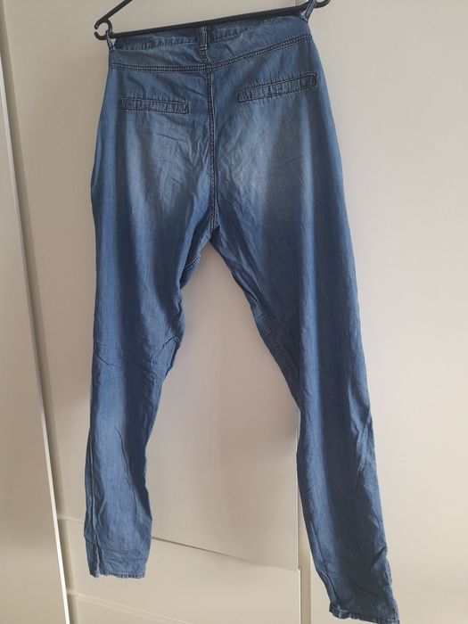 Spodnie cieniutki jeans, letnie 38