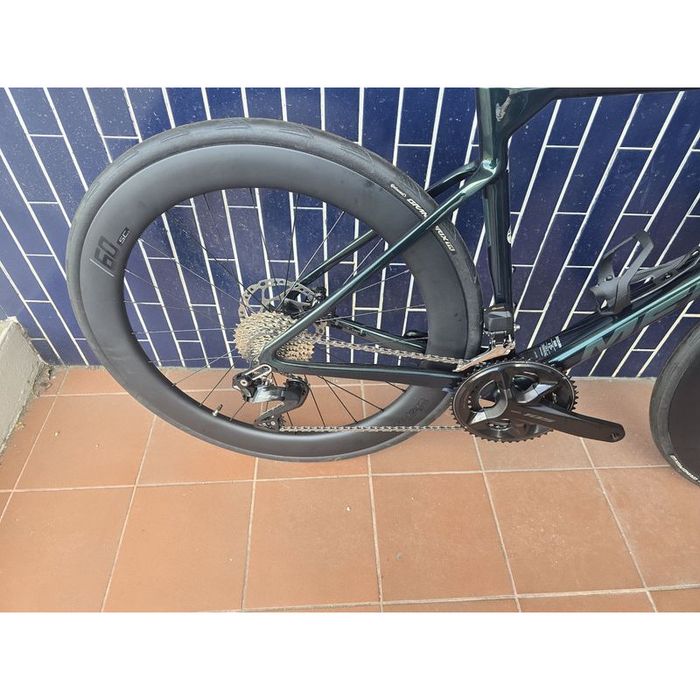 Merida com 105 di2 e rodas carbono nova