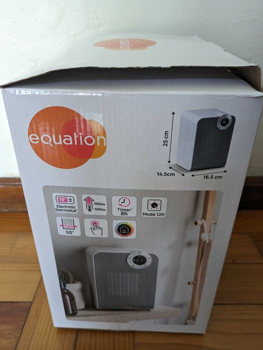 Aquecedor digital a ar quente 1800W