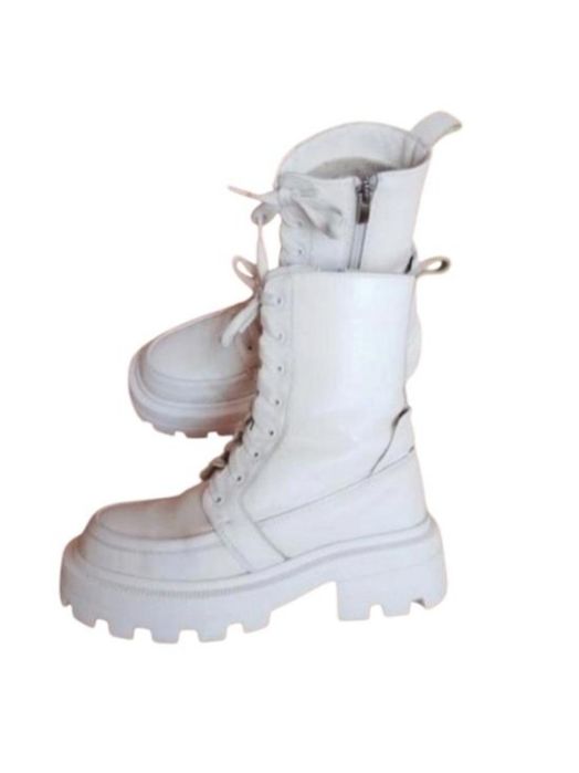 Кожаные женские ботинки 37