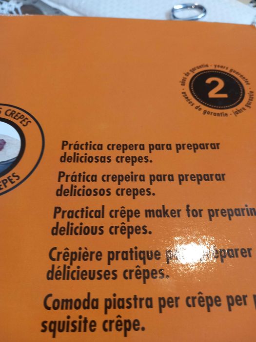 Máquina de crepes grande