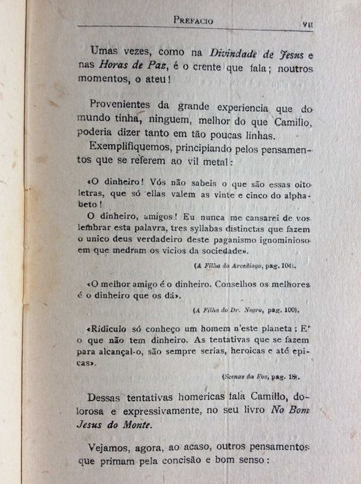 Pensamentos de Camilo. Por Nuno Catharino Cardoso. Excelente preço