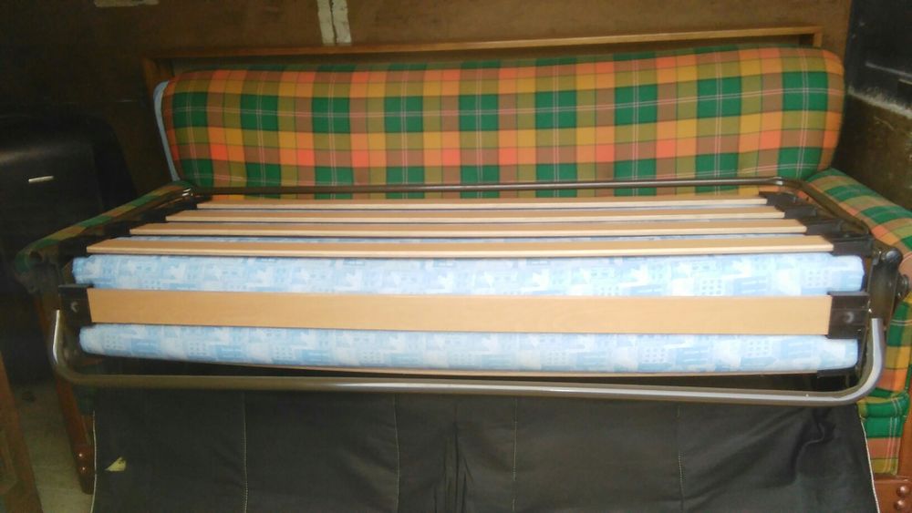 Sofá cama mais poltrona