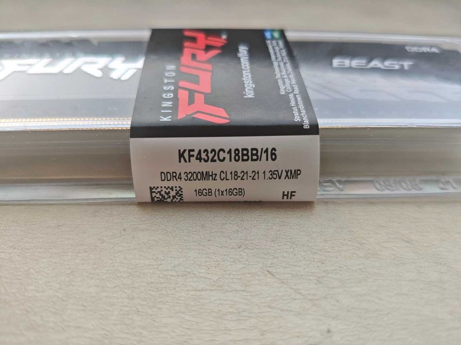 DDR4 Kingston FURY Beast 3200MHz 16gb RAM оперативна пам’ять