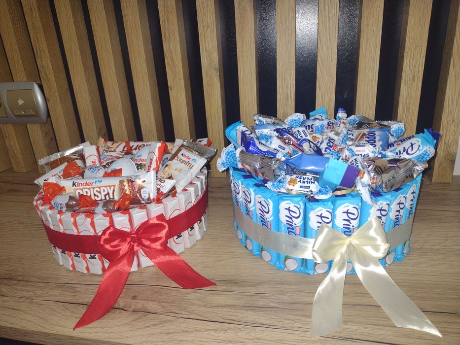 Bukiety boxy na każdą okazję róże mydlane i słodycze