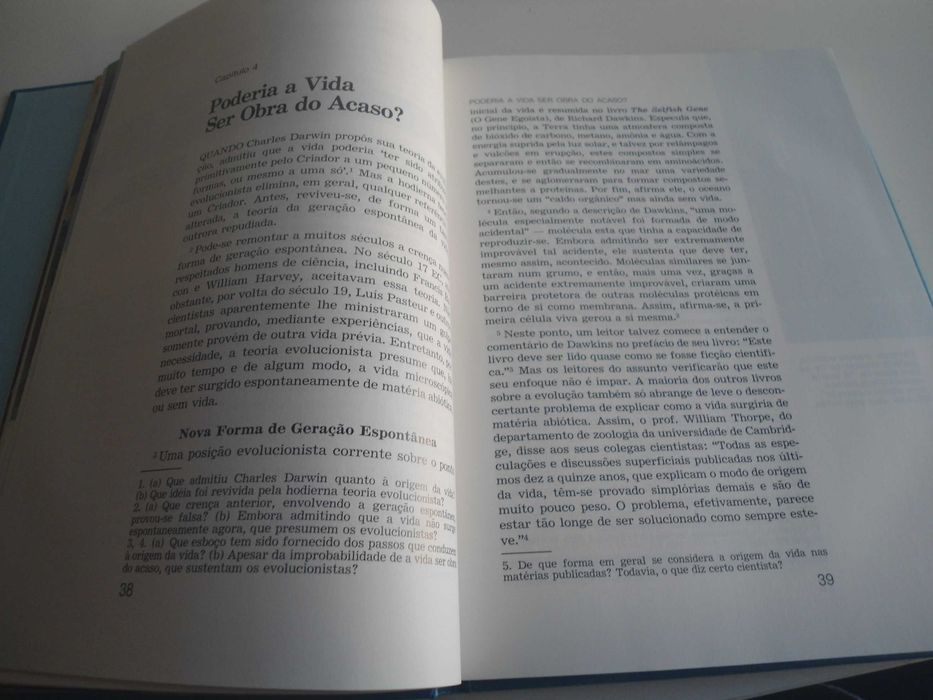 A Vida-Qual a sua origem? A Evolução ou a criação